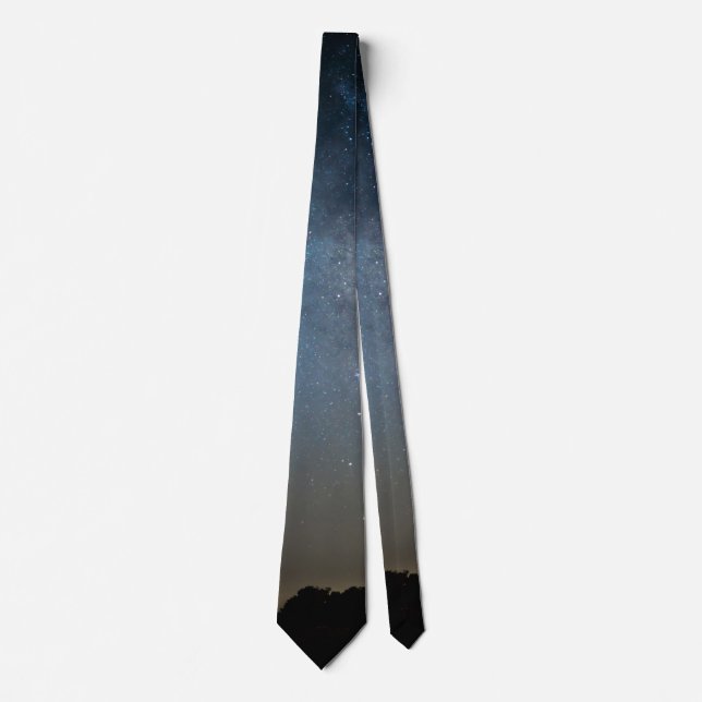 Blåmjölkaktig väg över Ozarks Neck Tie Slips (Framsida)
