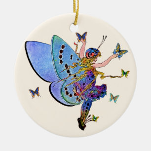 Blåmjölksdeg ornament