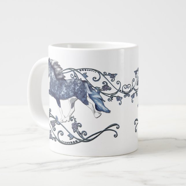 Blámóða Jumbo Mugg (Framsida vänster)