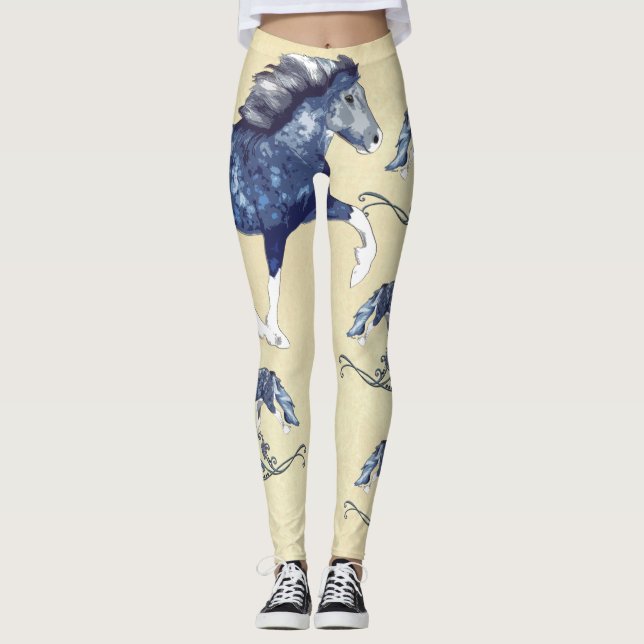 Blámóða Leggings (Framsida)