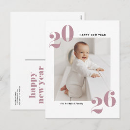 Blåmodern typografi Gott nytt år 2022 Foto Helg Vykort