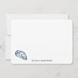 Blåmussel hav kust ocean alla tillfällen tom anteckningskort