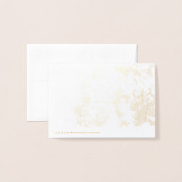 Blånät Tackkort Folierat Kort