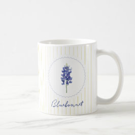 Blånät, Texas Vild Flower, Blue, Lila Vår Kaffemugg