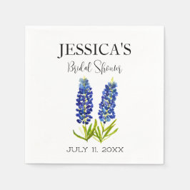 Blånät Wildblomme Blåa blommor Möhippa Pappersservett