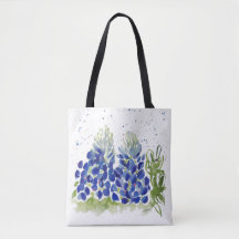 Blånätets vattenfärg Tote Bag