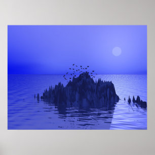 BlåNatt Poster