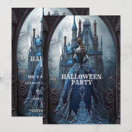 Blånattsskandalen i Halloween fest Inbjudningar