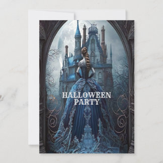 Blånattsskandalen i Halloween fest Inbjudningar