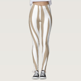 blanc beige leggings