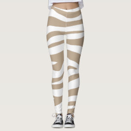 blanc beige leggings
