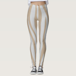 blanc beige leggings