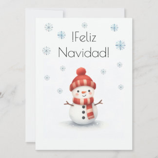 Blanca Navidad Julkort