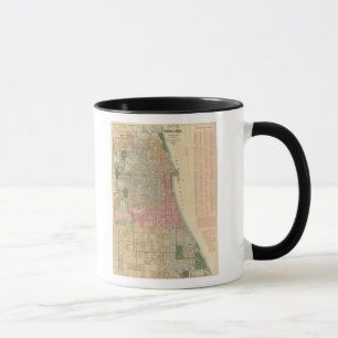 Blanchards guide karta of Chicago Mugg