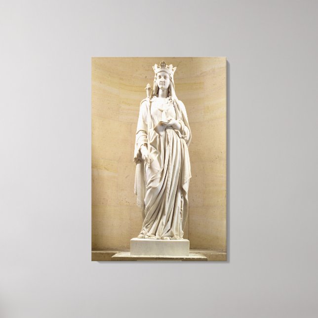 Blanche of Castile (1188-1252) Queen of Frankrike, Canvastryck (Framsida)