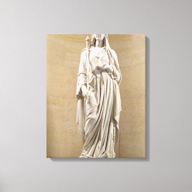 Blanche of Castile (1188-1252) Queen of Frankrike, Canvastryck (Framsida)