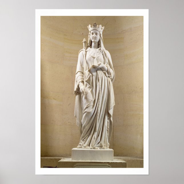 Blanche of Castile (1188-1252) Queen of Frankrike, Poster (Framsidan)