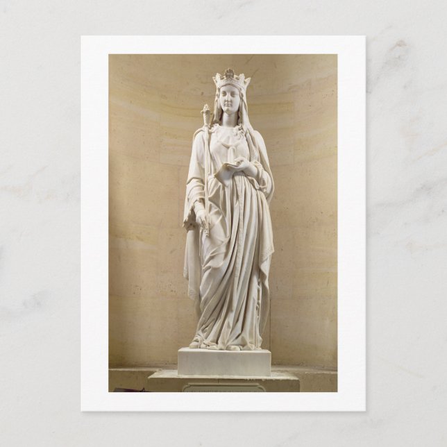 Blanche of Castile (1188-1252) Queen of Frankrike, Vykort (Framsida)