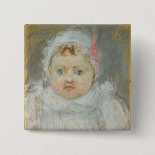 Blanche Pontillon som en baby, 1872 (pastell på Knapp