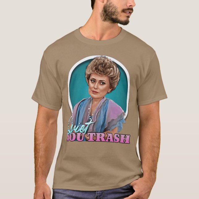 Blanche Quiet Yourash T Shirt (Framsida)