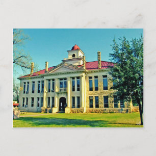 Blanco County domstol, Johnson City, TX Vykort