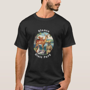Blanco State Park Texas Utomhus Semester Souvenir T Shirt
