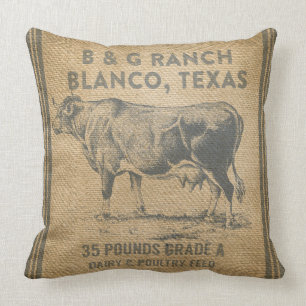 Blanco Texas Kudde
