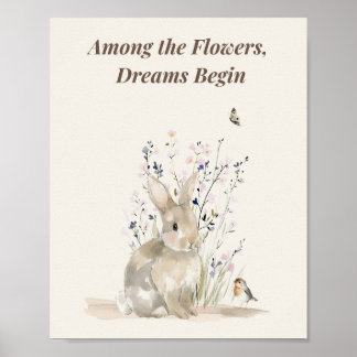 Bland blommorna börjar drömmar poster