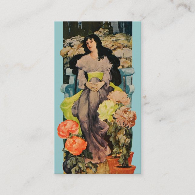 Bland Chrysanthemums Visitkort (Framsida)