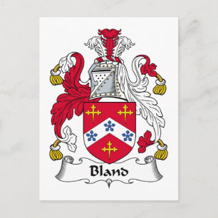 Bland Family Crest Vykort