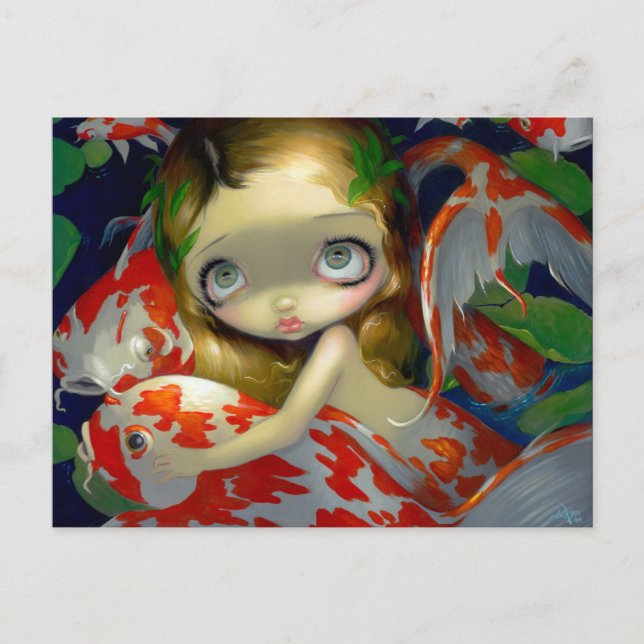 "Bland Koi"-vykort Vykort (Framsida)