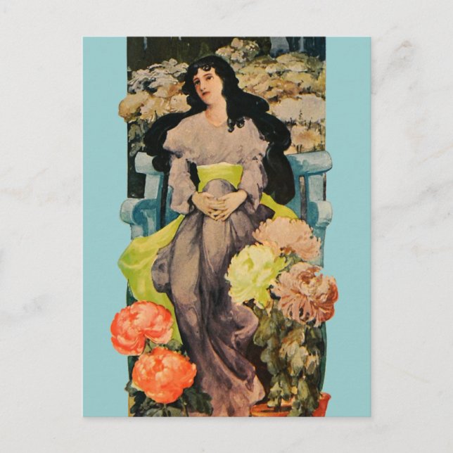 Bland krysantemum vykort (Framsida)