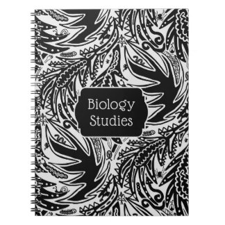 Bland löven Biologistudier Skola Anteckningsbok