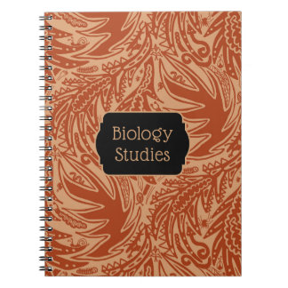 Bland löven Biologistudier Skola Anteckningsbok