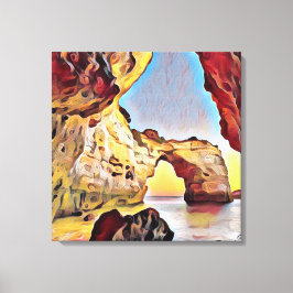 Bland saltvatten canvastryck