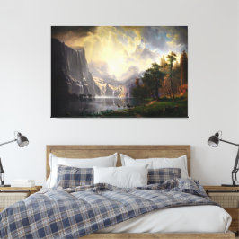 Bland Sierran Nevada av Albert Bierstadt Canvastryck