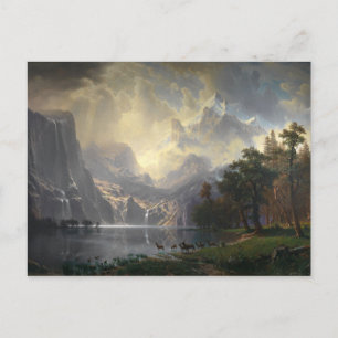 Bland Sierran Nevada av Albert Bierstadt Vykort