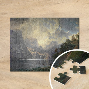 Bland Sierran Nevada, CA Albert Bierstadt Pussel