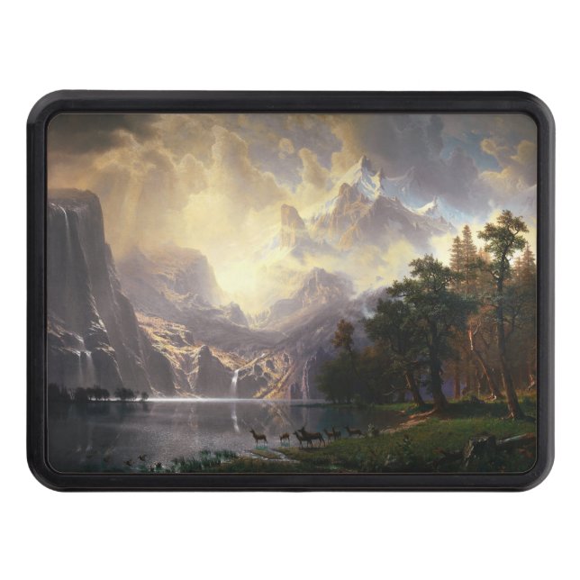 Bland Sierran Nevada, Kalifornien, Bierstadt Art Dragkroksskydd (Framsidan)