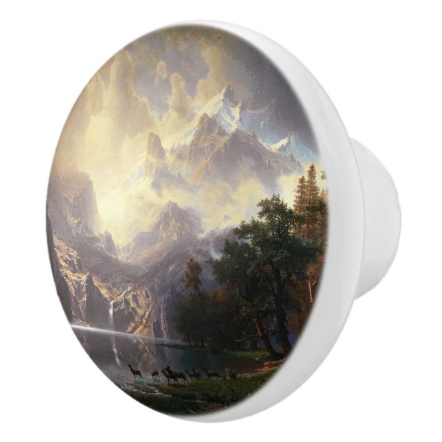 Bland Sierran Nevada, Kalifornien, Bierstadt Art Knopp (Höger)