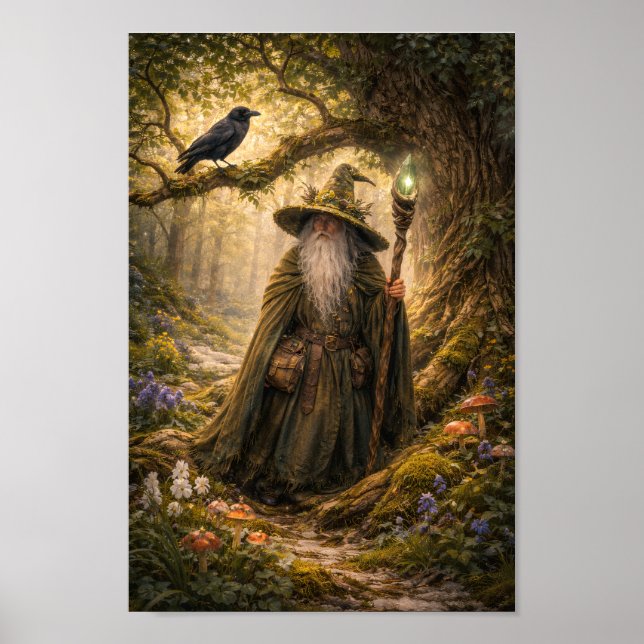 Bland svampar och magi poster (Framsidan)