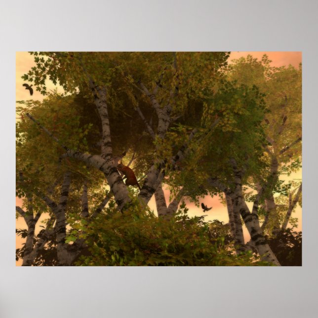 Bland Träd Poster (Framsidan)