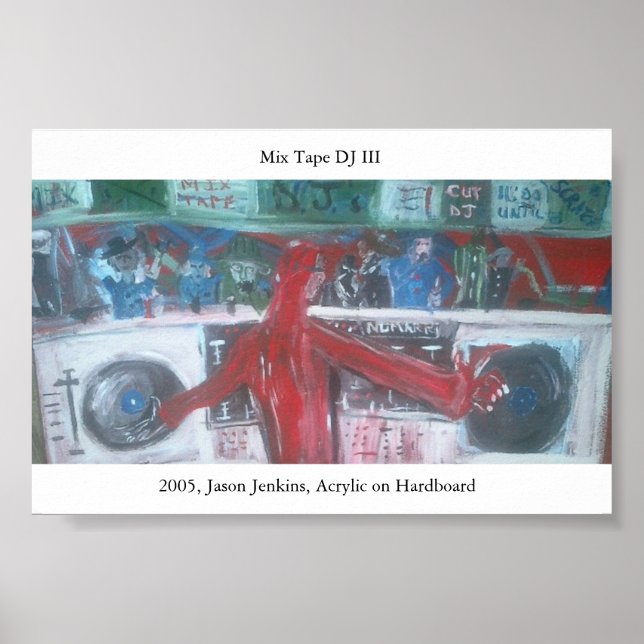 Blanda band DJ III Poster (Framsidan)