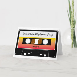 Blanda bandkort för Valentineser Helgkort