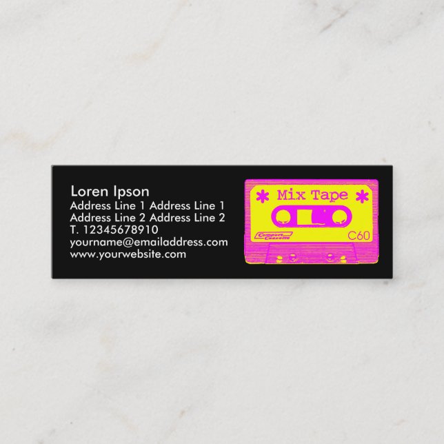 Blanda bandport III Mini Visitkort (Framsida)