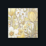 Blanda Blommigt Canvastryck<br><div class="desc">Blanda Blommigt II av Tim OToole. Olika gult och neutralt färg blomstrar.</div>