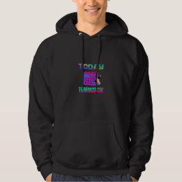 Blanda dagens konst med morgondagen hoodie