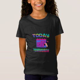 Blanda dagens konst med morgondagen t shirt