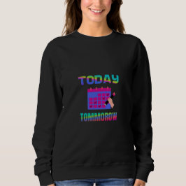 Blanda dagens konst med morgondagen t shirt