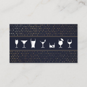 Blanda drycker Cocktailar Bartender Visitkort